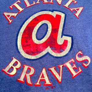 Atlanta Braves baseball T-shirt Majesti sz 2XL XXL